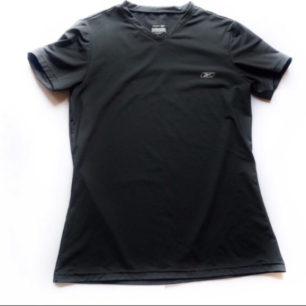 Reebok Classic Black Tee Women's Medium 20% Spandex